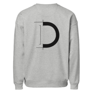 DIICA Radder 2.0 — FORM / SPACE, heather grey: vista traseira com o design principal.