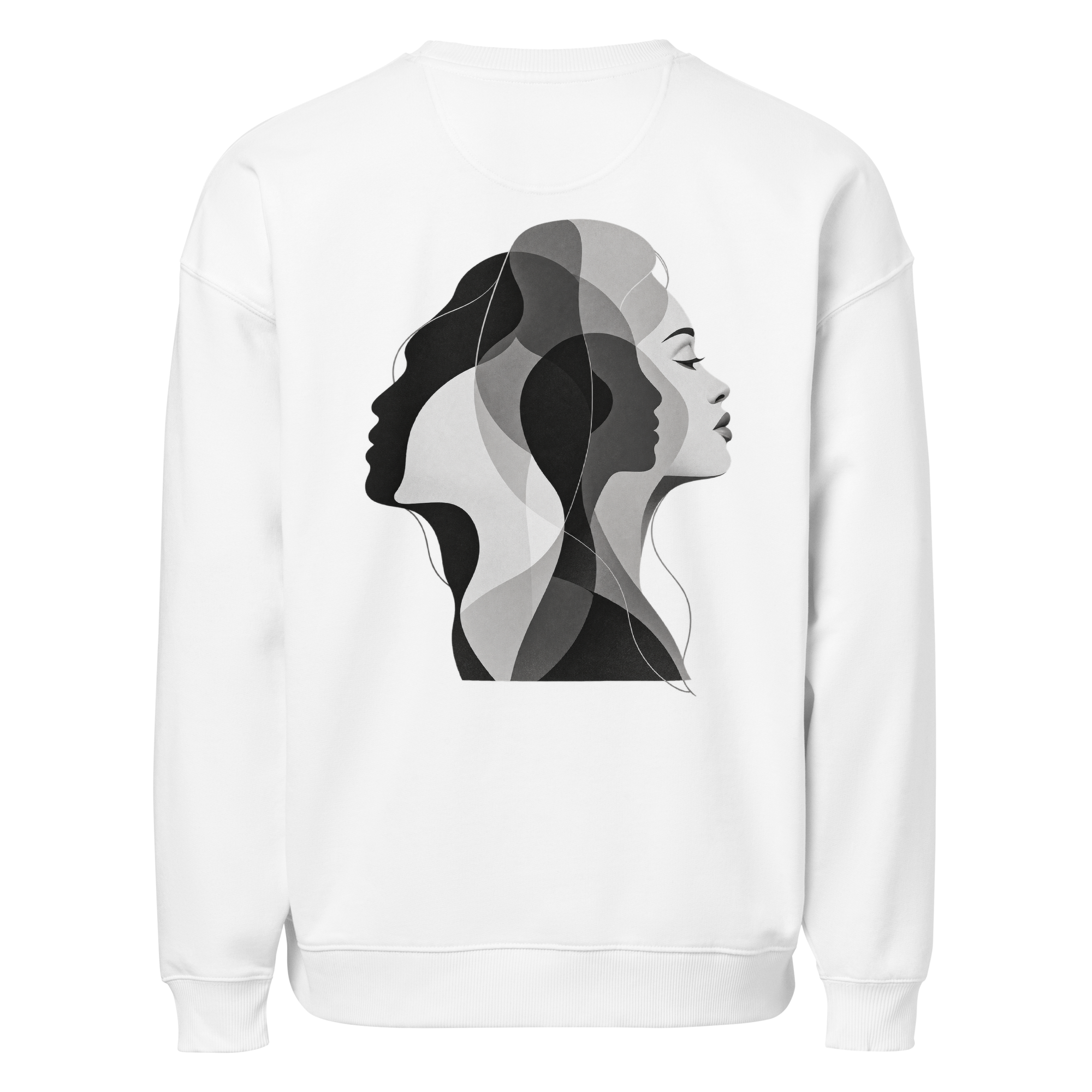 DIICA Radder 2.0 — LAYERS OF SELF — HER, white: vista traseira com o design principal.