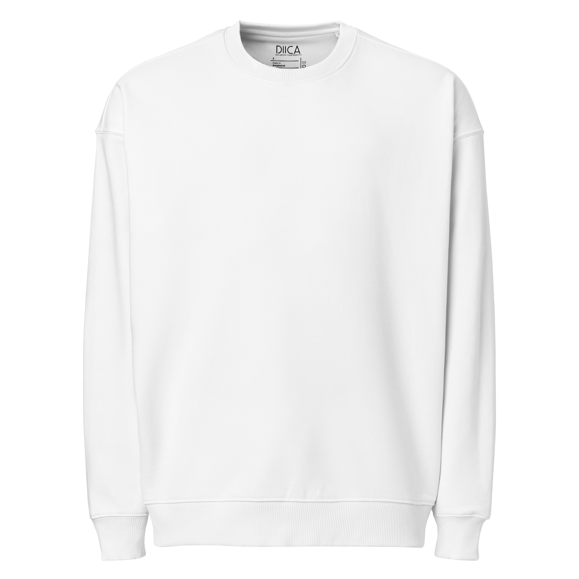 DIICA Radder 2.0 — LAYERS OF SELF — HIM, white: vista frontal.