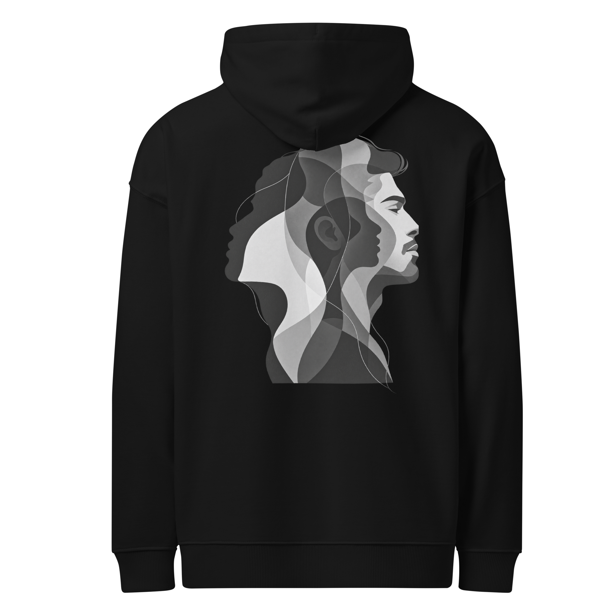 DIICA Slammer 2.0 — LAYERS OF SELF — HIM, black: vista traseira com o design principal.