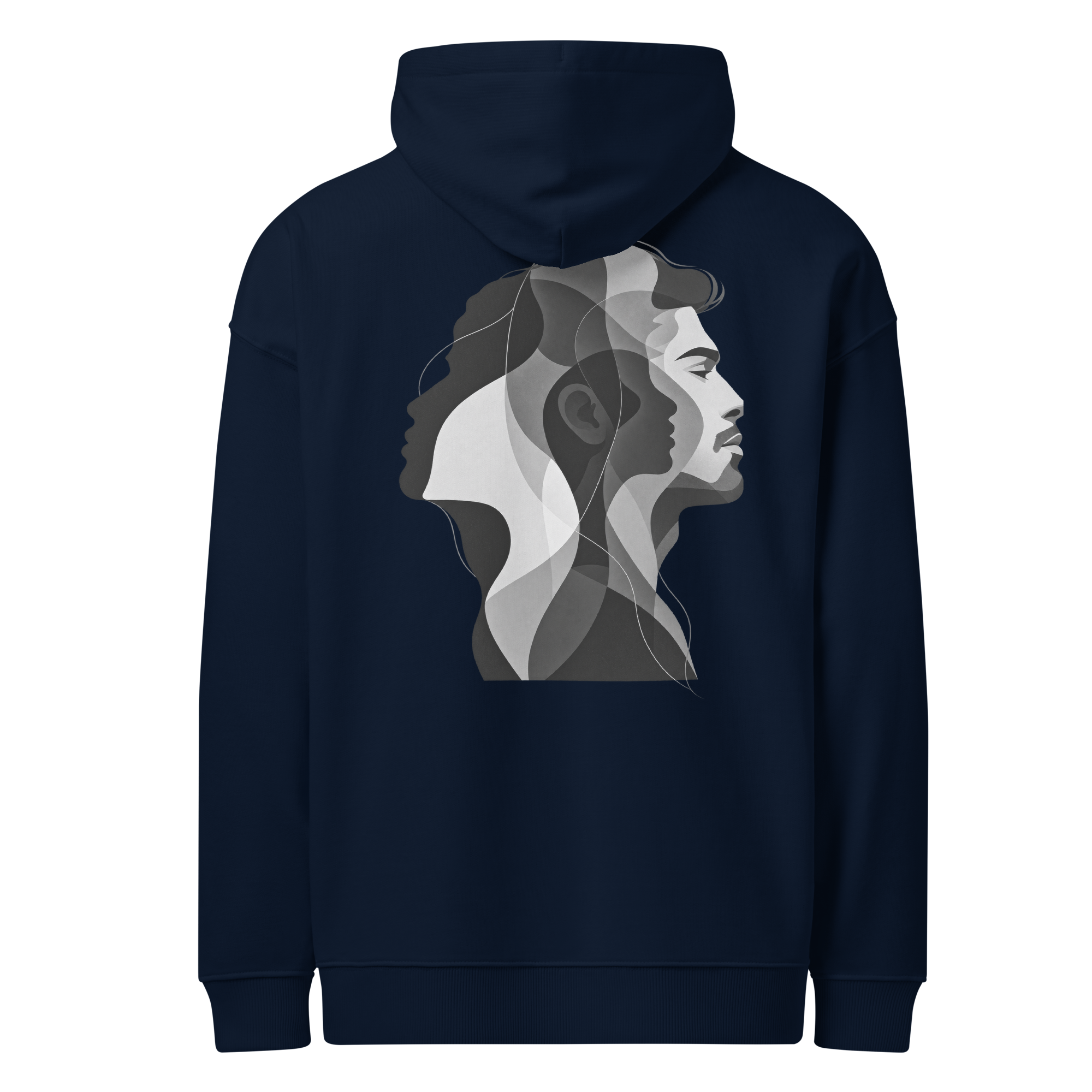 DIICA Slammer 2.0 — LAYERS OF SELF — HIM, french navy: vista traseira com o design principal.
